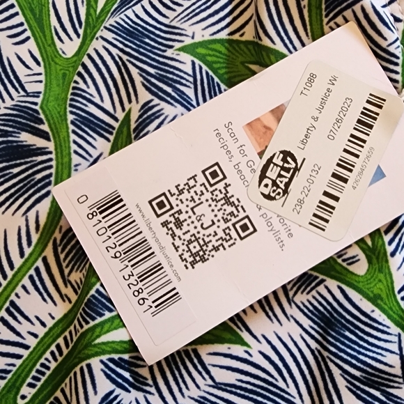 LIBERTY 🗽 JUSTICE High Waist. Cheeky. One Shoulder Size Large NWT - Picture 3 of 7